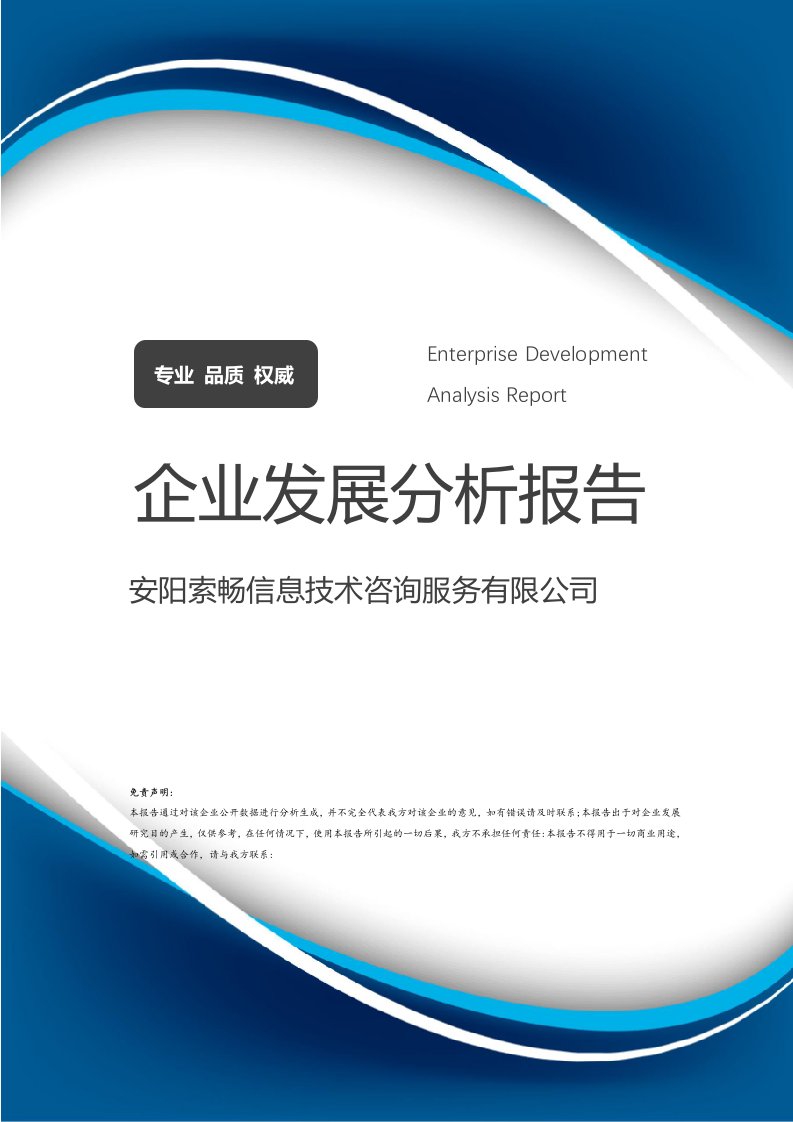 安陽索暢信息技術咨詢服務 發展現狀、核心優勢與未來展望分析報告